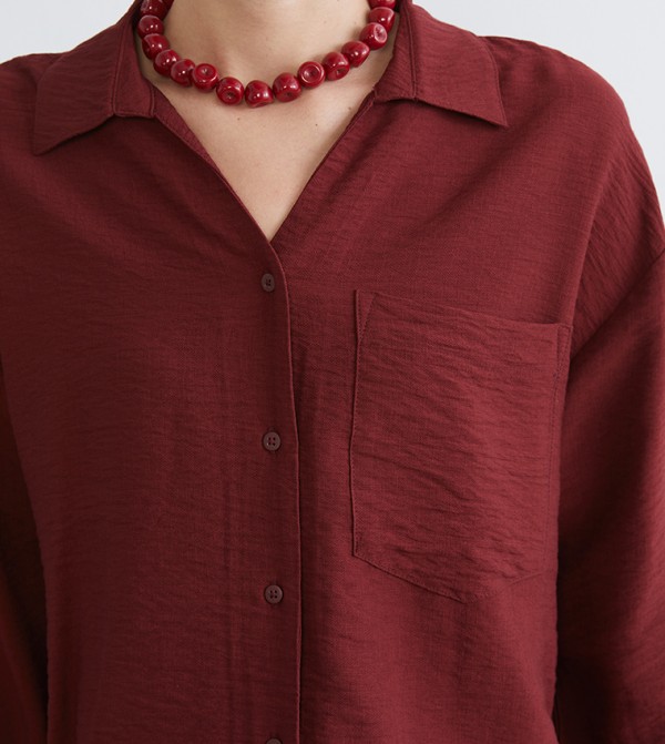 LC Waikiki LC Waikiki - Maroon Shirts