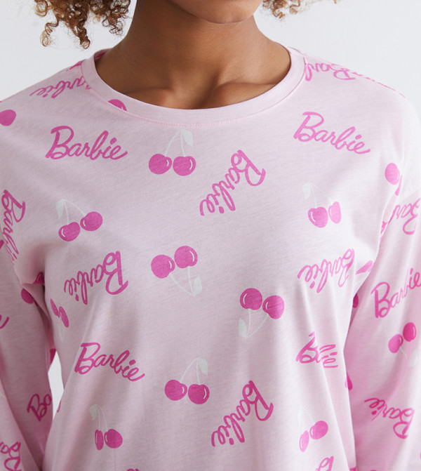 LC Waikiki Sleepwears & Loungewears - Pink Pyjama Set