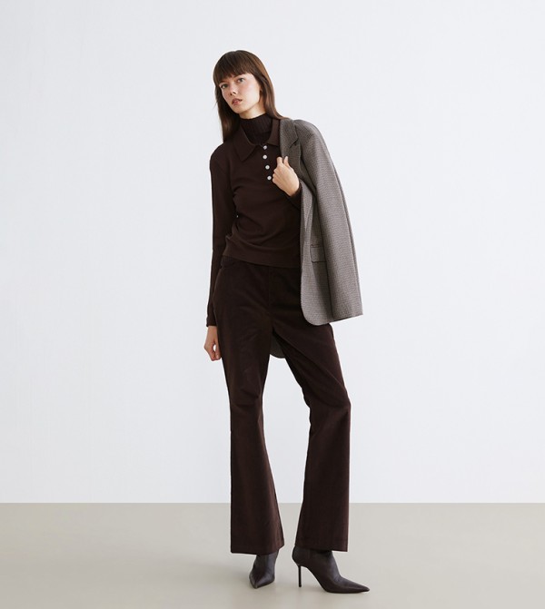 اٍل سي واي كيكي  سترات و كارديغانات - بني  undefined