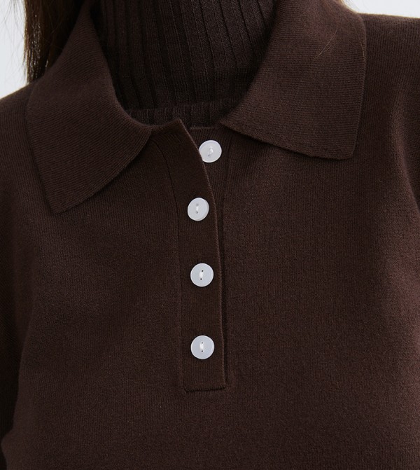 اٍل سي واي كيكي  سترات و كارديغانات - بني  undefined