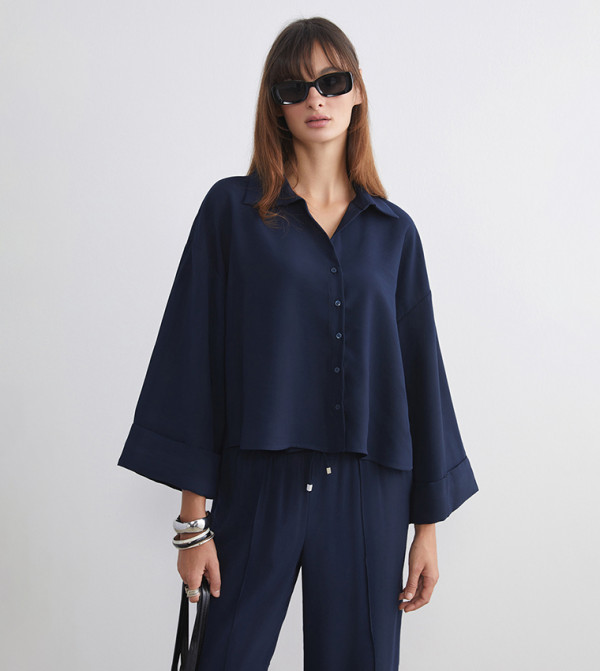 LC Waikiki  Clothing - Navy Shirts