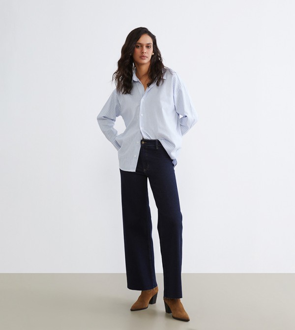 اٍل سي واي كيكي - كحلي Straight Jeans