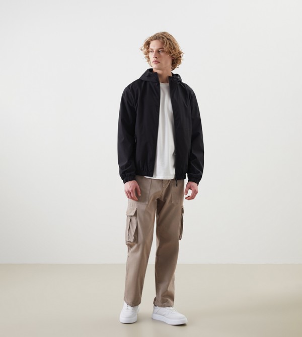 LC Waikiki  Overcoats - Black Overcoats