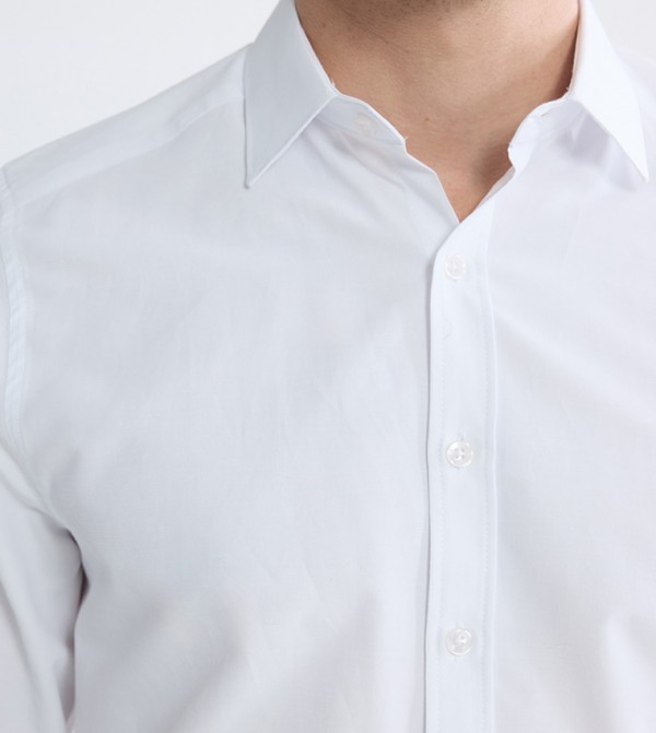 LC Waikiki  Formal Shirts - White Long Sleeves