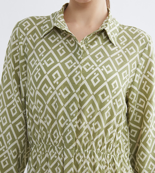 LC Waikiki LC Waikiki - Green Shirt & T-Shirt Dresses