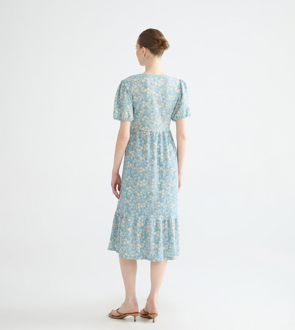 LC Waikiki Dresses - Green Midi Dresses