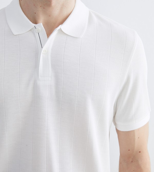 LC Waikiki Men - White Polo T-shirts