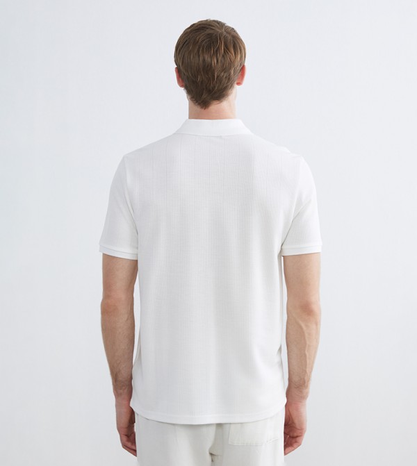 LC Waikiki Men - White Polo T-shirts