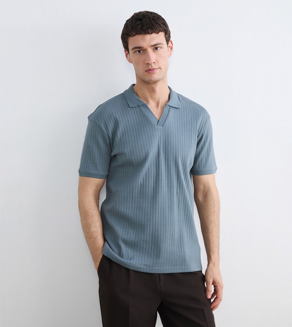 LC Waikiki Men - Grey Polo T-shirts