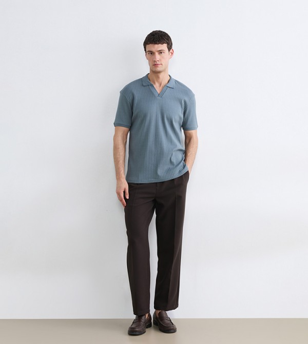 LC Waikiki Men - Grey Polo T-shirts