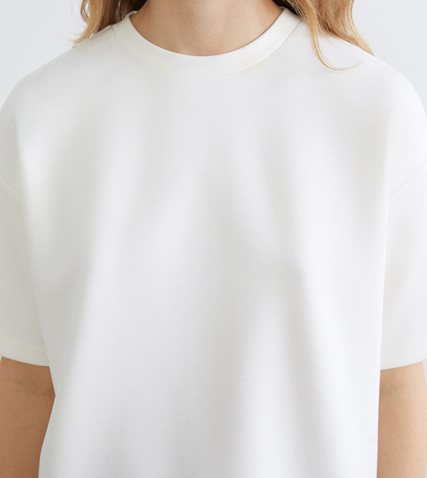 LC Waikiki  T-Shirts - White Short Sleeve T-Shirts