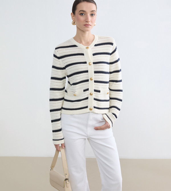 LC Waikiki  Clothing - Cream Cardigans