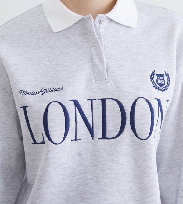 اٍل سي واي كيكي  هوديات و سويتيشيرتات - رمادي بلوزات