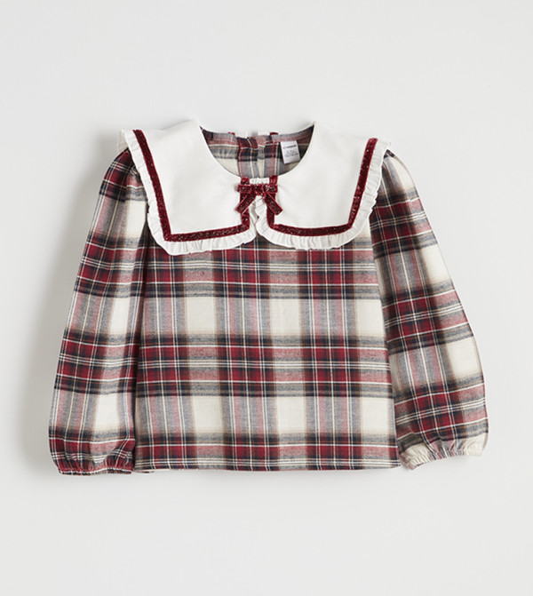 اٍل سي واي كيكي اٍل سي واي كيكي - بني محمر بلايز و بناطيل