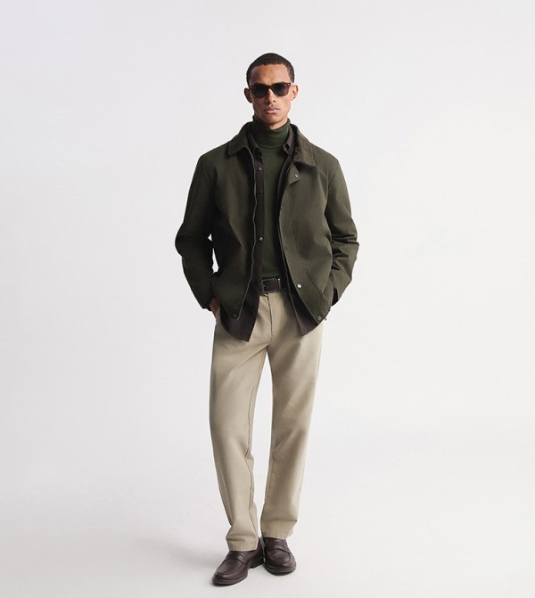 LC Waikiki  Jackets & Coats - Olive Casual Jackets