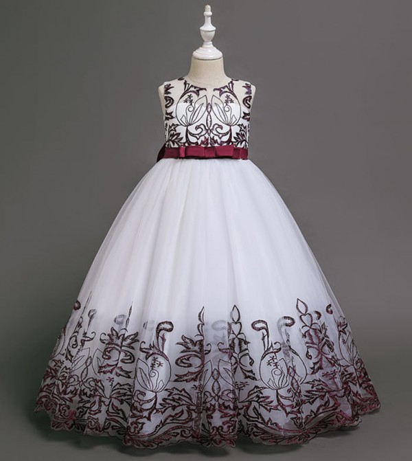Ddaniela  - Maroon Party Dress