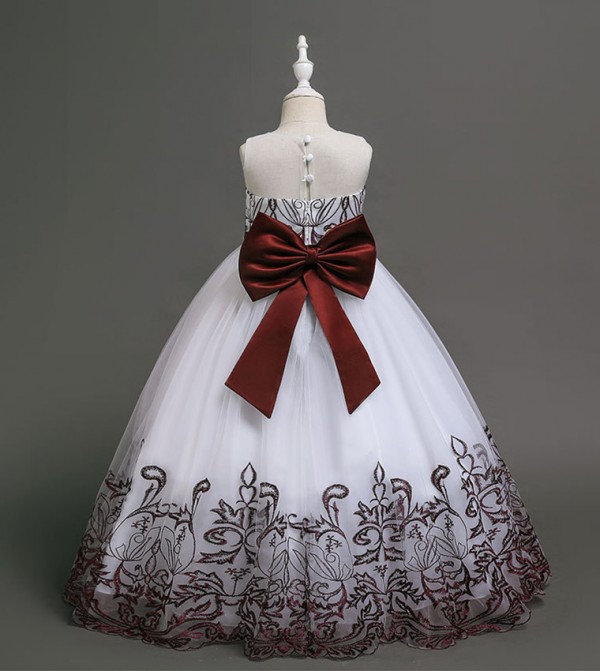 Ddaniela  - Maroon Party Dress