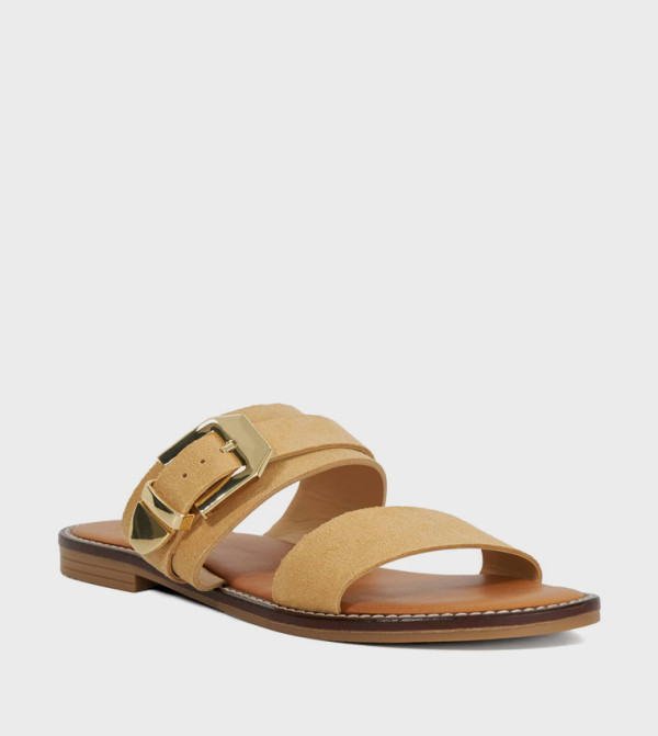 Dune London Shoes - Beige Flat Sandals