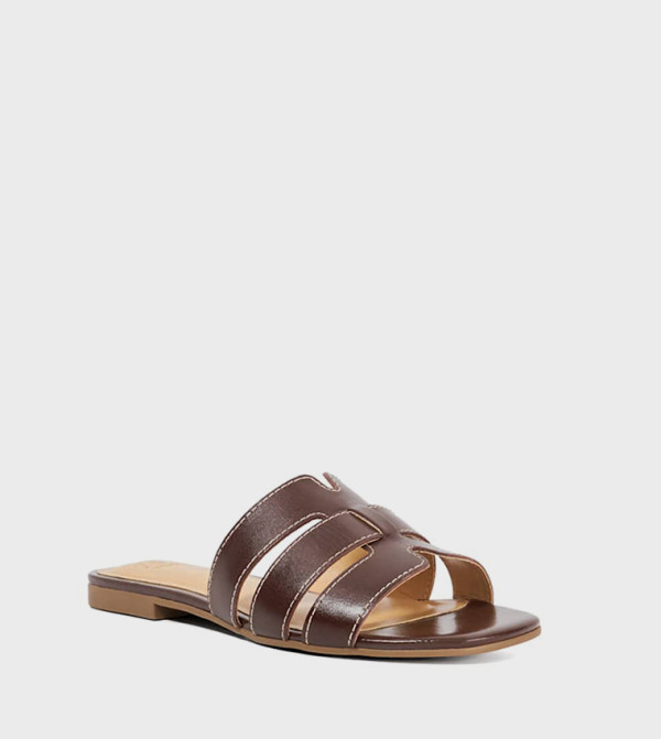 Dune London Dune London - Brown Flat Sandals