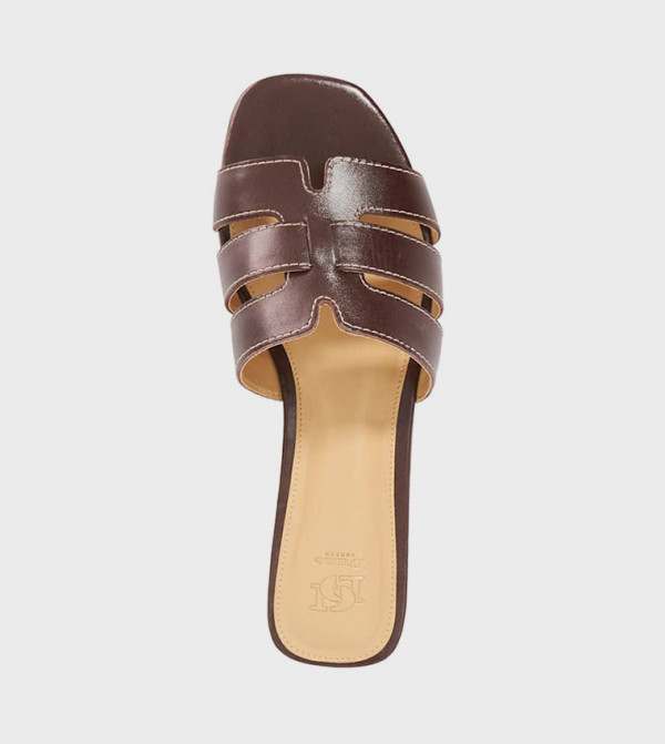 Dune London Dune London - Brown Flat Sandals