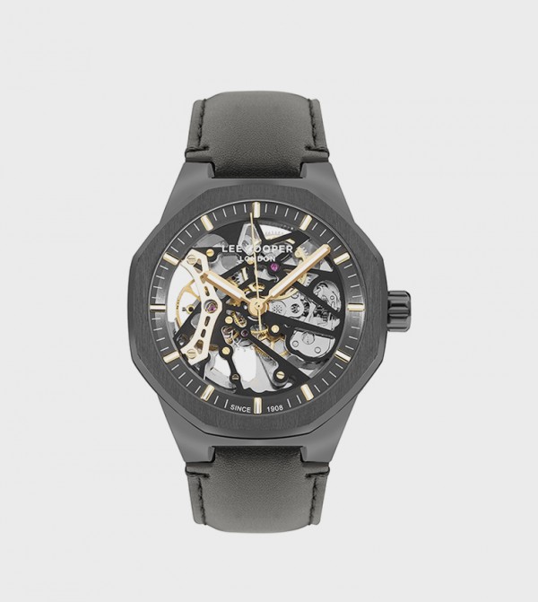 لي كوبر  ساعات أنالوغ - رمادي ساعات