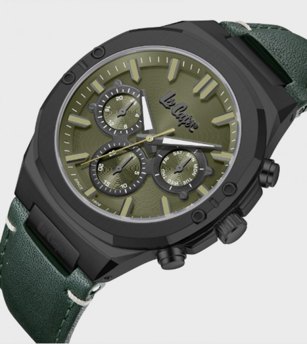لي كوبر  ساعات أنالوغ - أخضر undefined