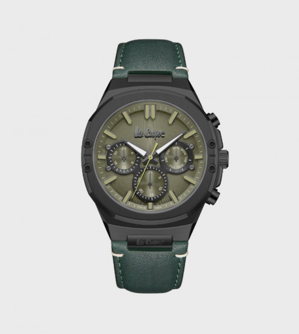 لي كوبر  ساعات أنالوغ - أخضر undefined