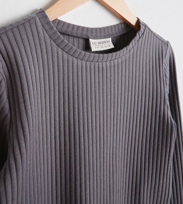 LC Waikiki  Clothing - Grey T-shirts