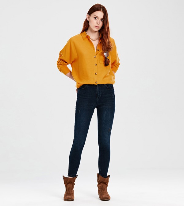 اٍل سي واي كيكي حصري - أزرق جينز ضيق