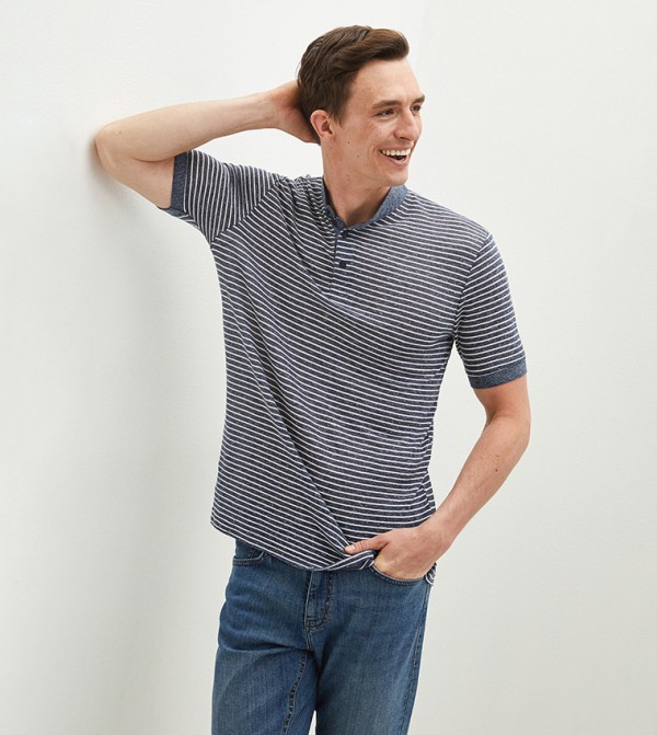LC Waikiki  - Blue Polo T-shirts