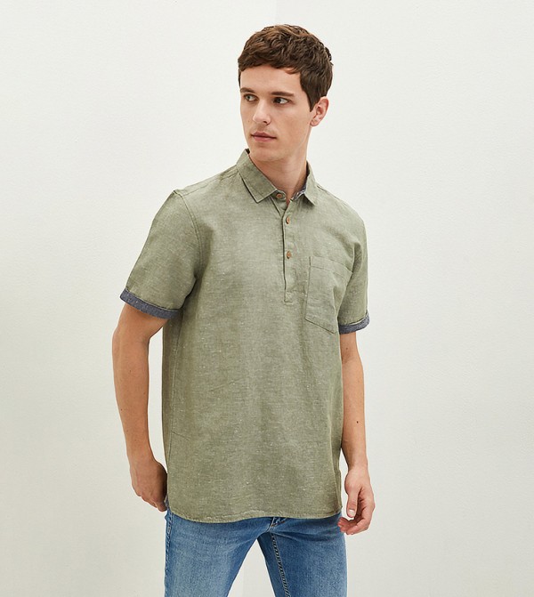 LC Waikiki  - Khaki Casual Shirt