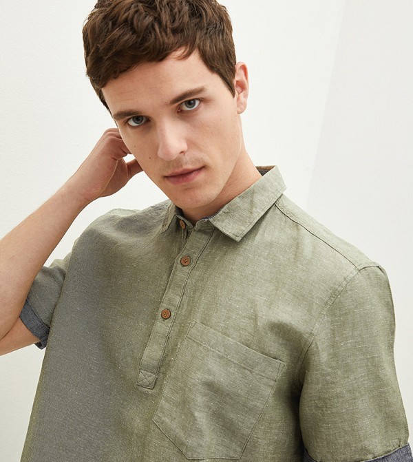 LC Waikiki  - Khaki Casual Shirt