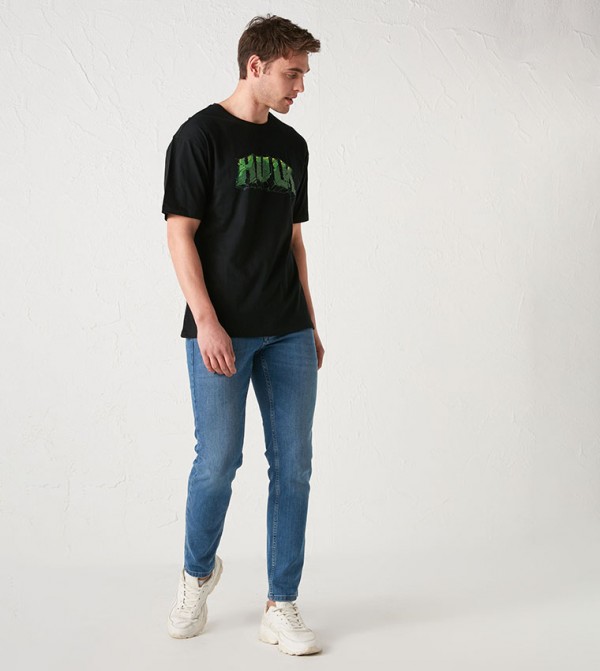 LC Waikiki  - Black Casual T-Shirts