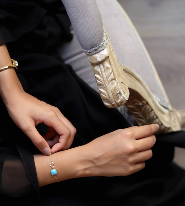 Fluorite Fluorite - Gold Bracelets