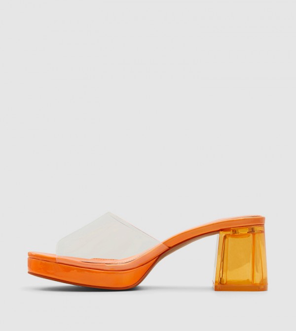 Call it Spring  - Orange Heeled Sandals