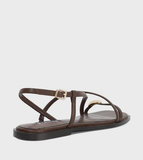 Dune London Dune London - Brown Flat Sandals