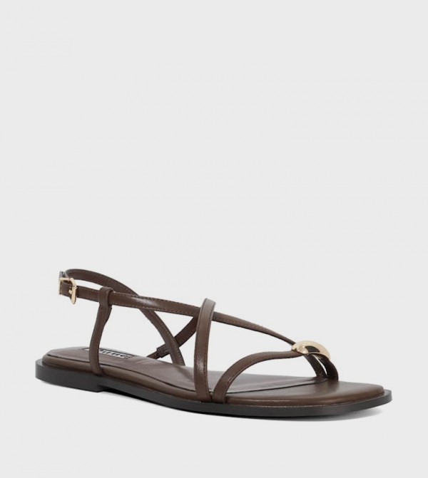 Dune London Dune London - Brown Flat Sandals