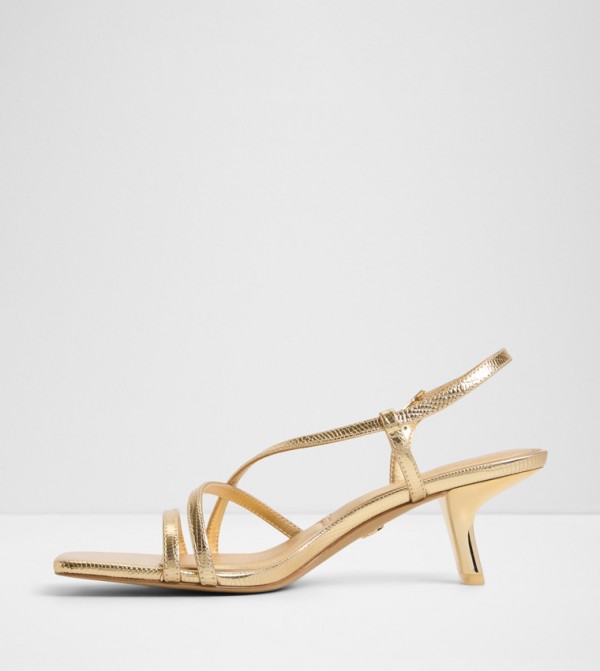Aldo  Sandals - Gold Heels