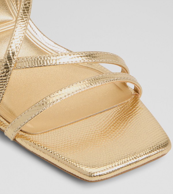 Aldo  Sandals - Gold Heels