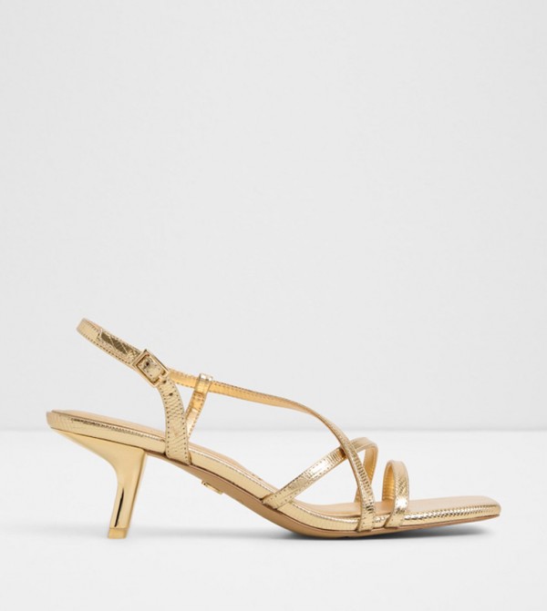 Aldo  Sandals - Gold Heels