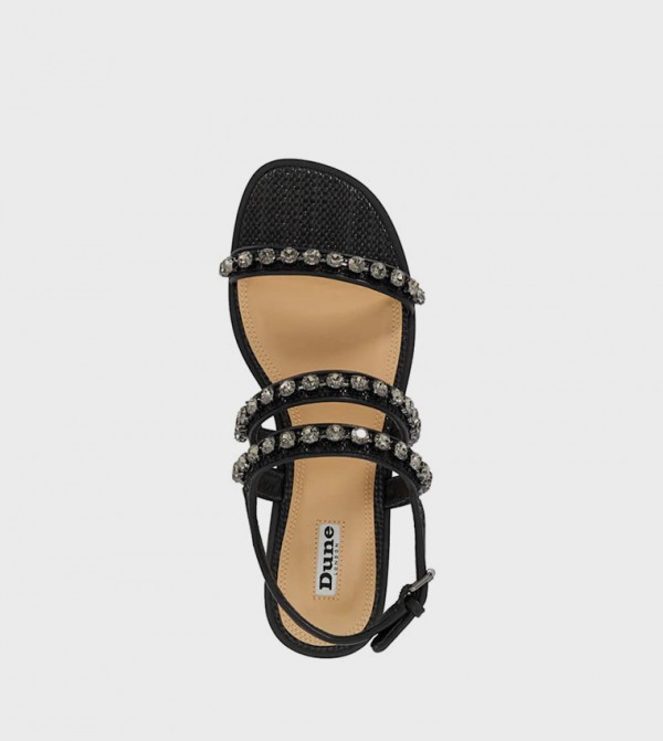Dune London  Sandals - Black Flat Sandals