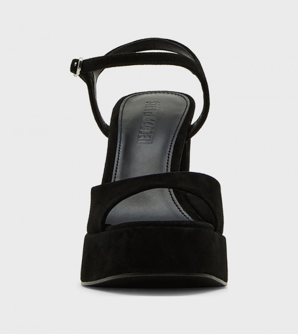 ستيف مادن  صنادل - أسود كعب