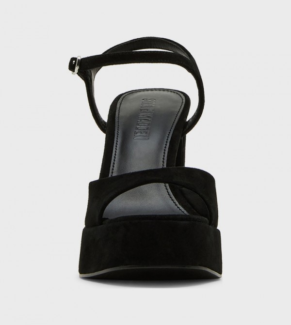 ستيف مادن  صنادل - أسود كعب