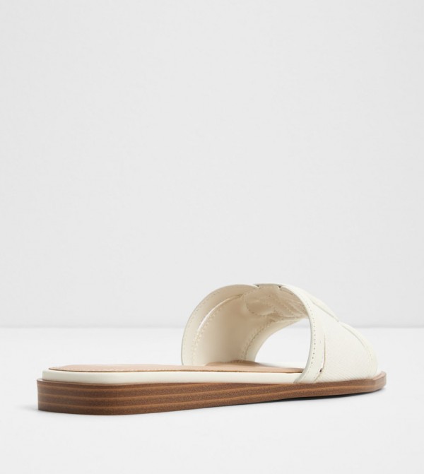 Aldo  Flat Sandals - White Flat Sandals