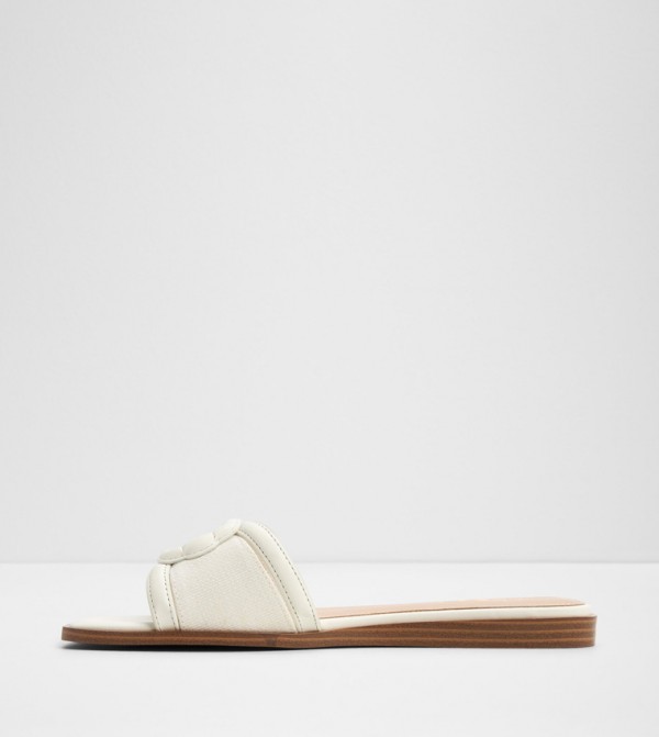 Aldo  Flat Sandals - White Flat Sandals