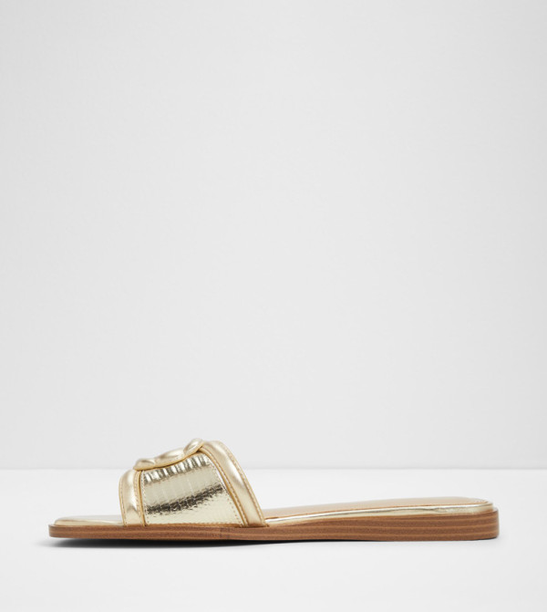 Aldo Aldo - Gold Flat Sandals