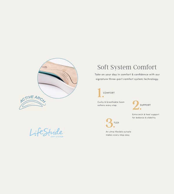 Life Stride Life Stride - Blue Flat Sandals