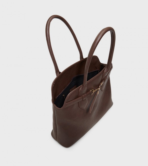 Call it Spring Call It Spring - Dark Brown Tote Bags