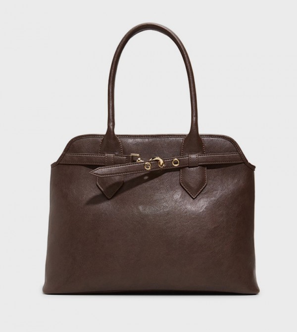 Call it Spring Call It Spring - Dark Brown Tote Bags