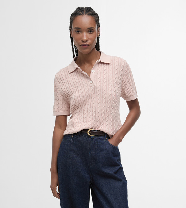 Barbour  - Pink Polo T-shirts